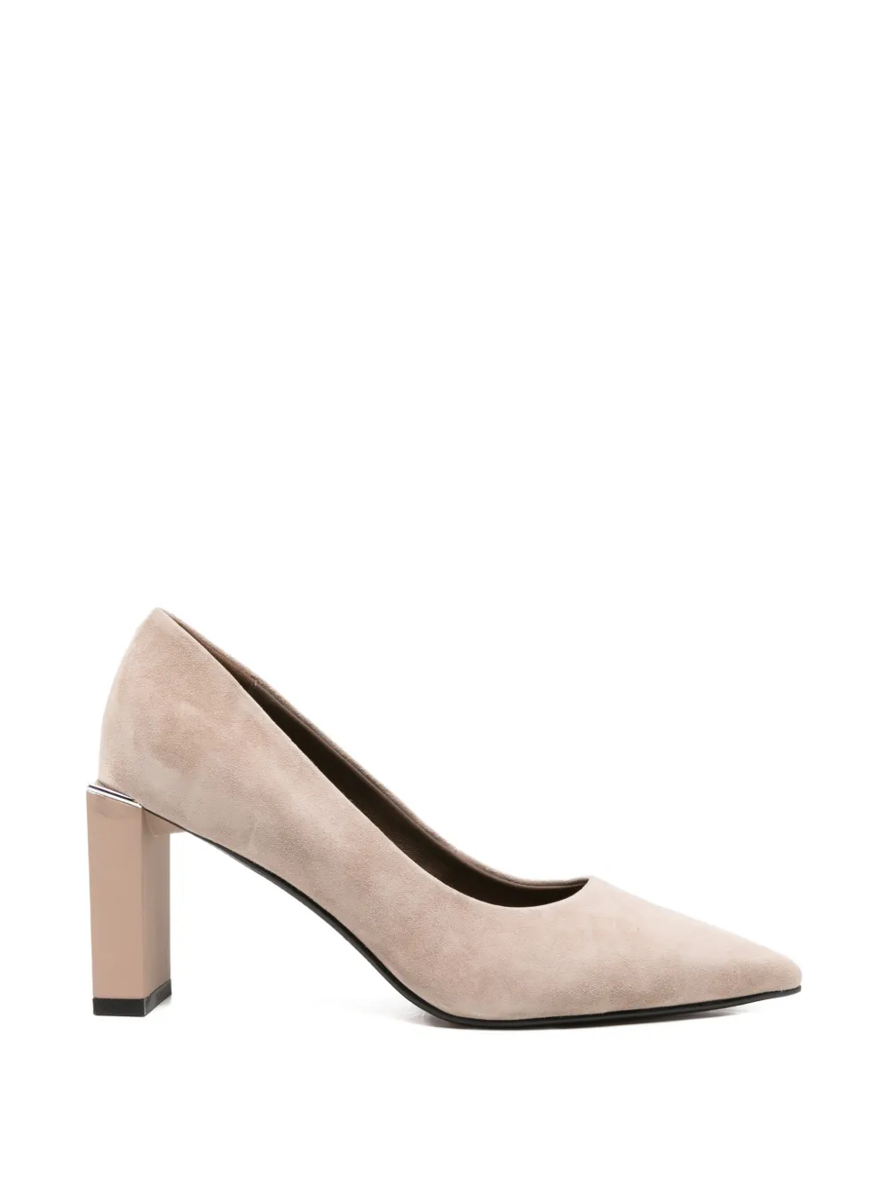 SERGIO MORETTI FIRENZE Pumps met blokhak Beige