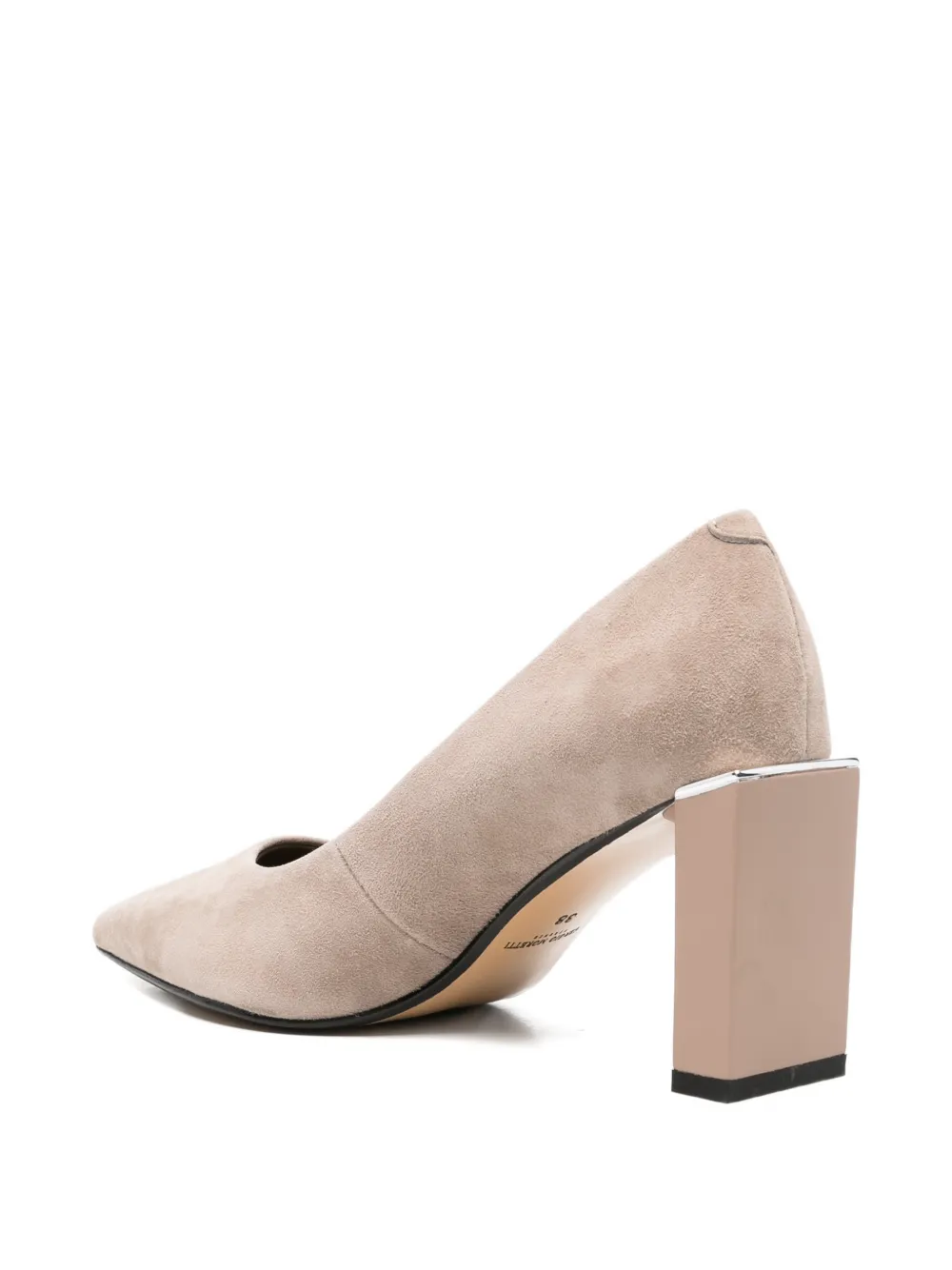 SERGIO MORETTI FIRENZE Pumps met blokhak Beige