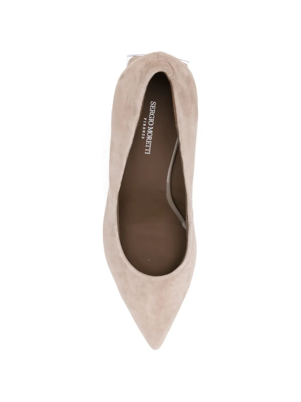 SERGIO MORETTI FIRENZE Pumps met blokhak Beige