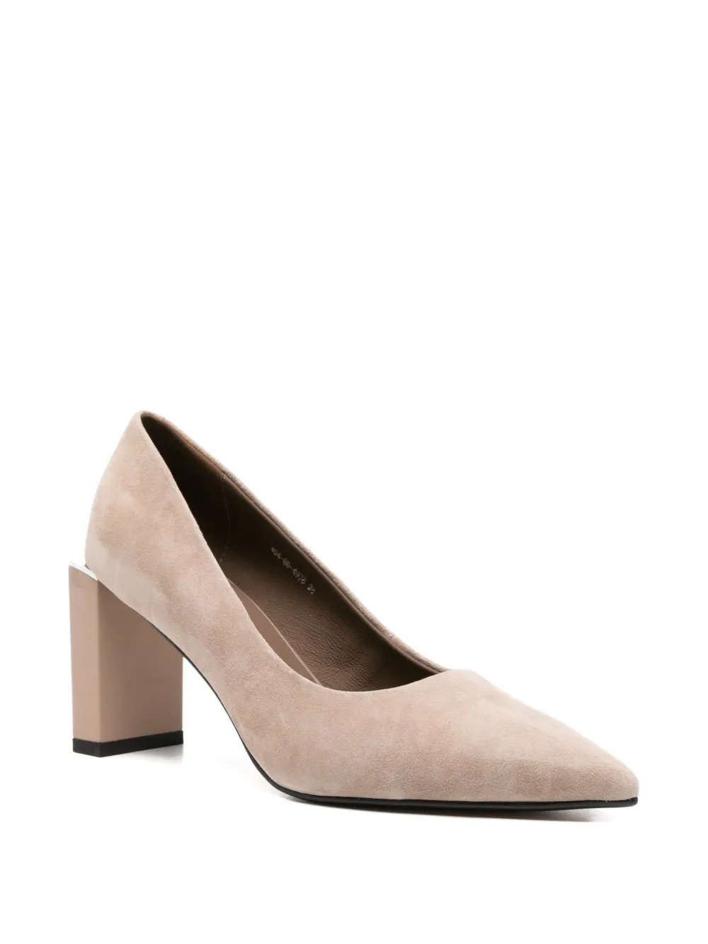 SERGIO MORETTI FIRENZE Pumps met blokhak Beige