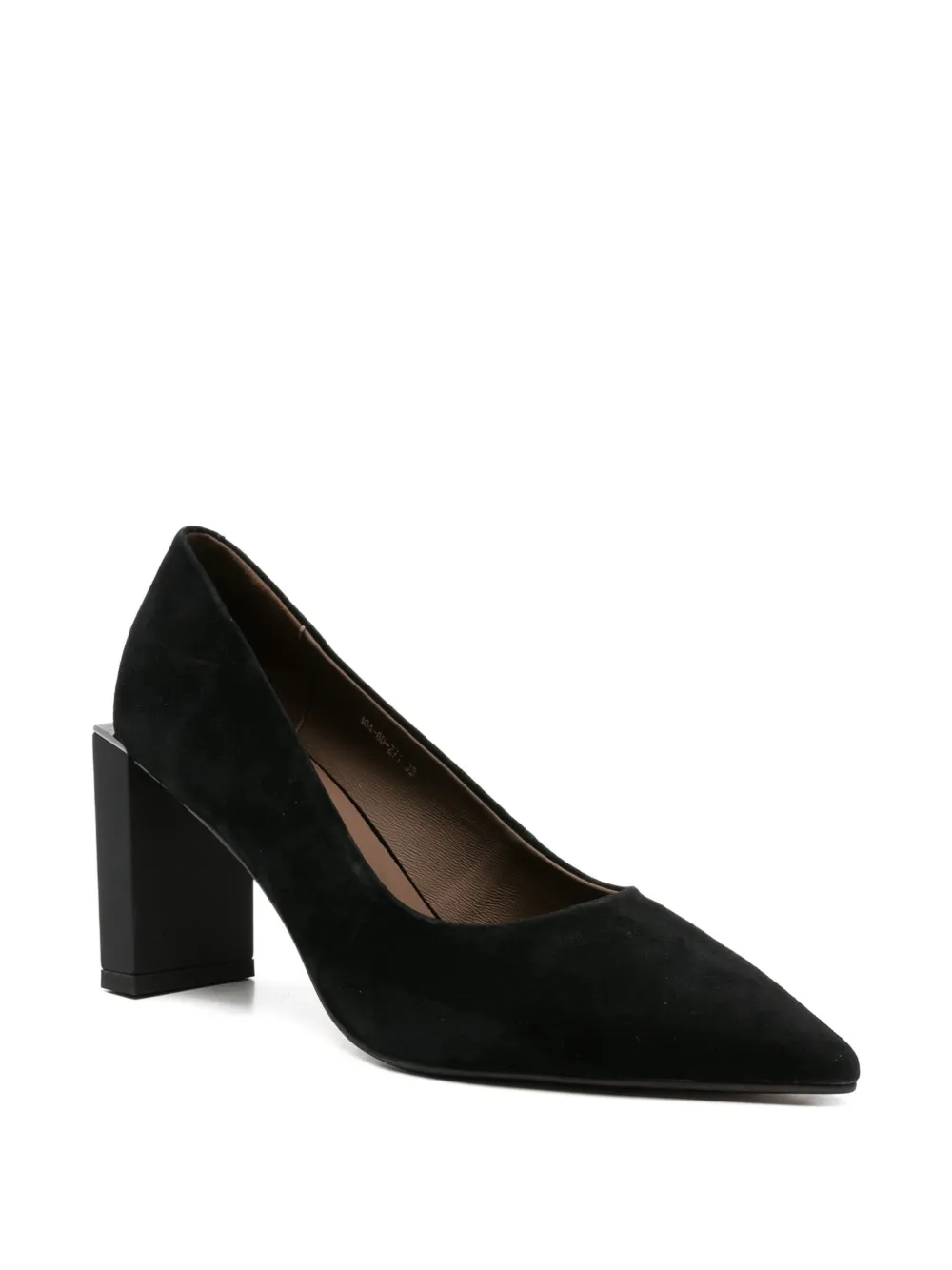 SERGIO MORETTI FIRENZE Pumps met blokhak Zwart