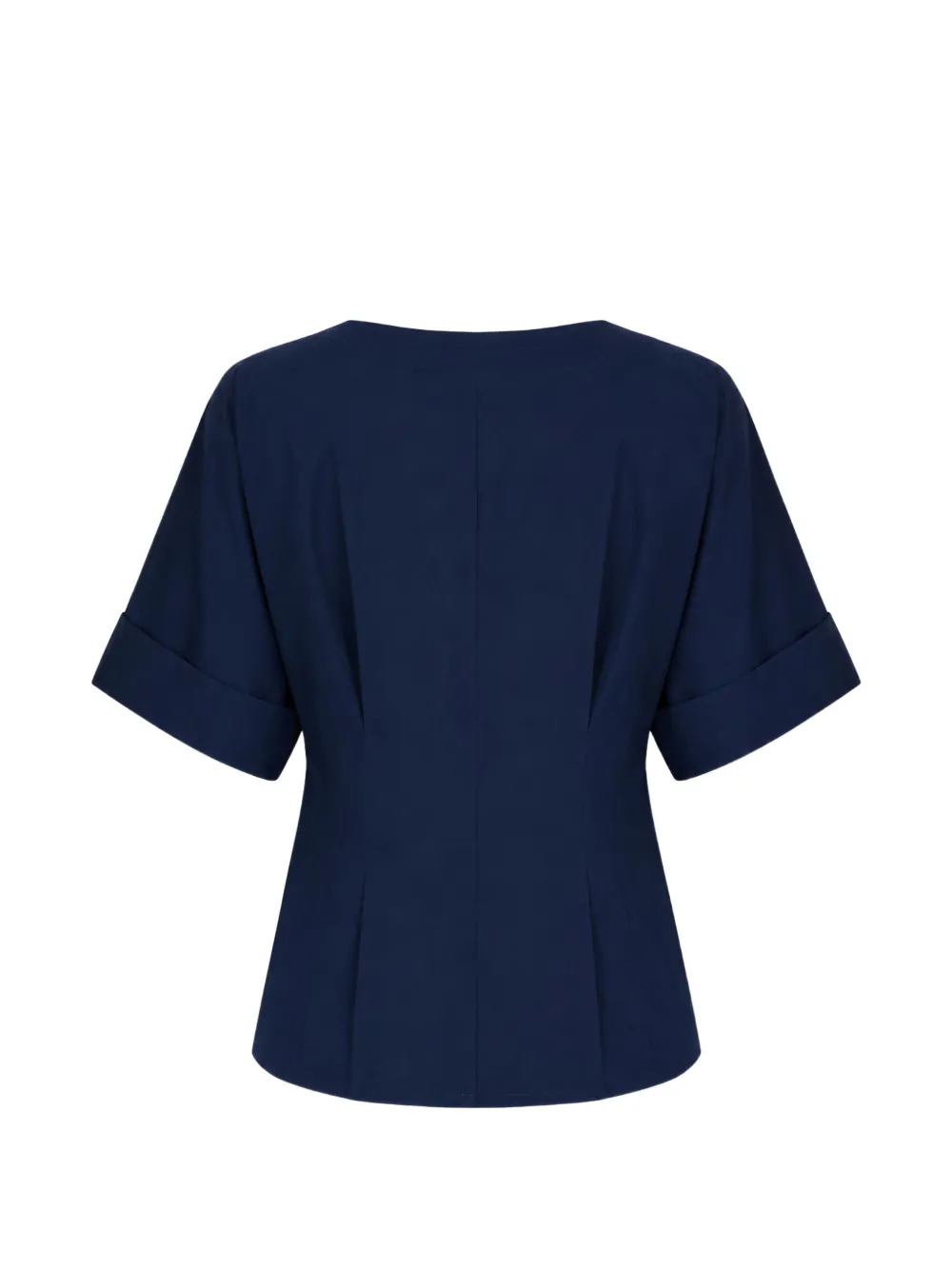 STAUD Elle button-up top Blauw