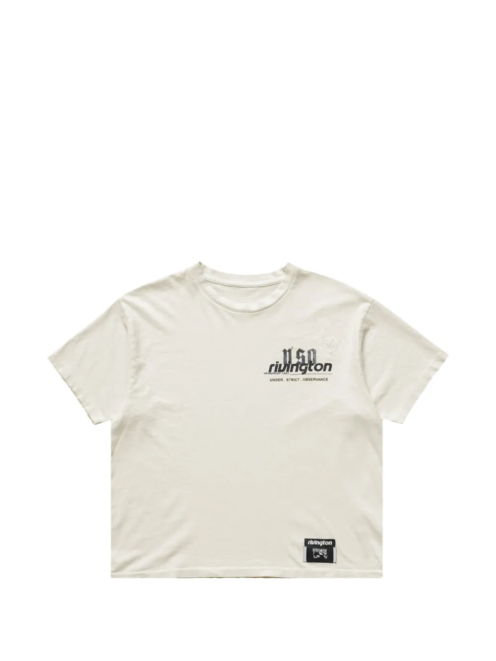 RRR123 graphic-print T-shirt - Nude