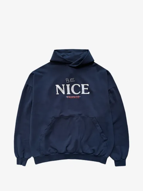 Balenciaga hoodie estampado con efecto envejecido
