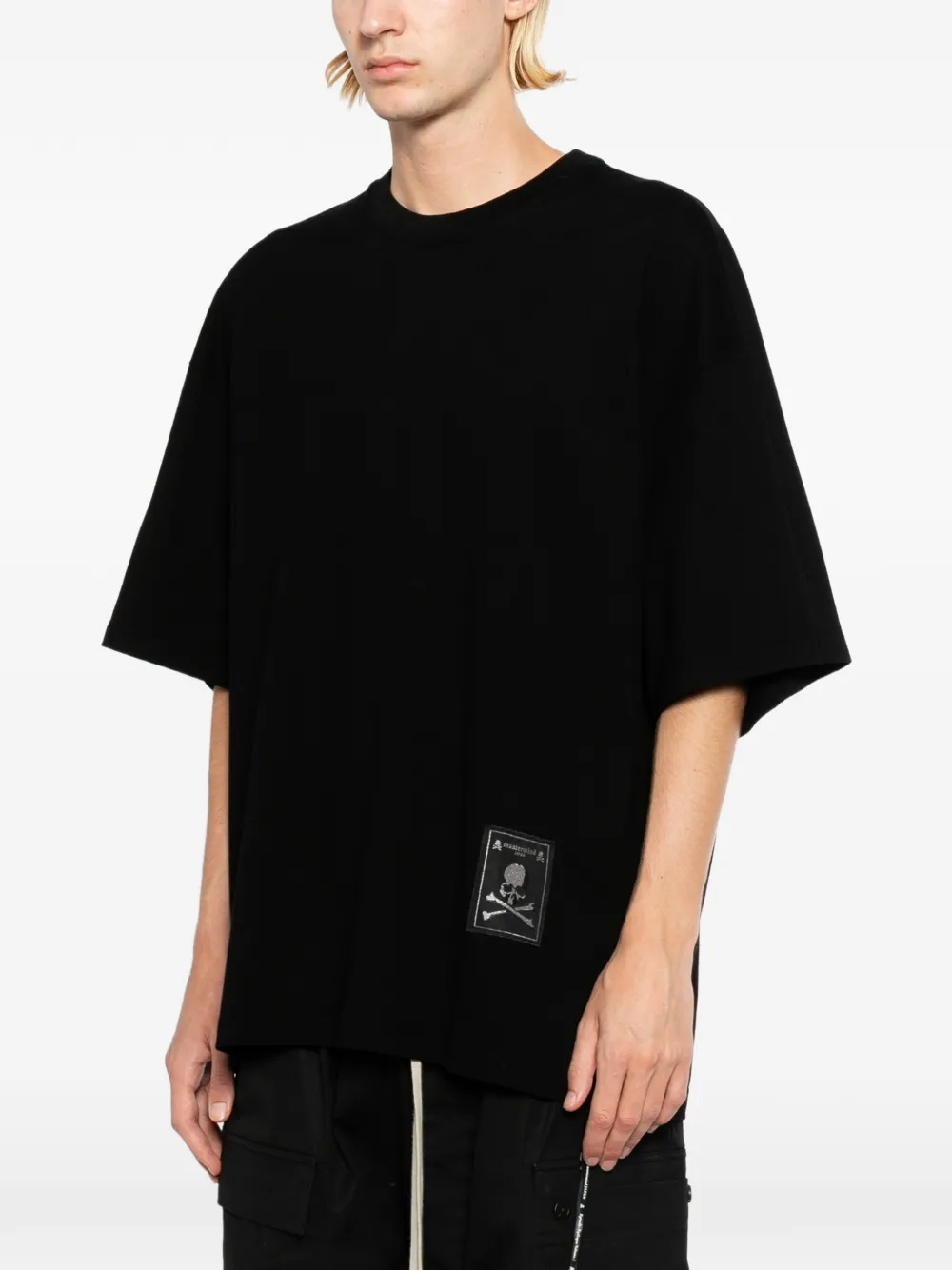 Mastermind Japan Boxy T-shirt met grafische print Zwart
