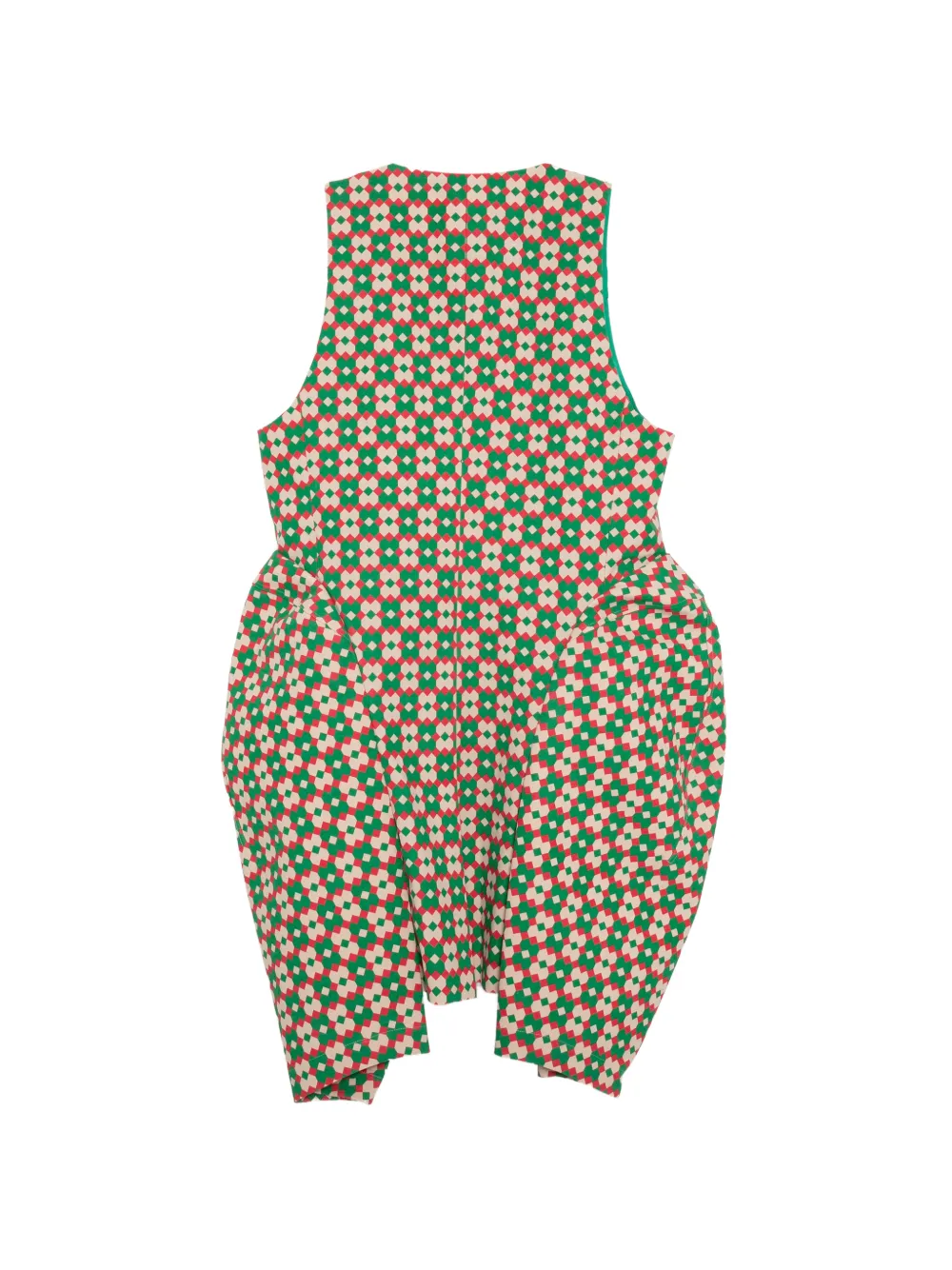 Comme des Garçons Homme Plus Jas met geometrisch patroon Groen