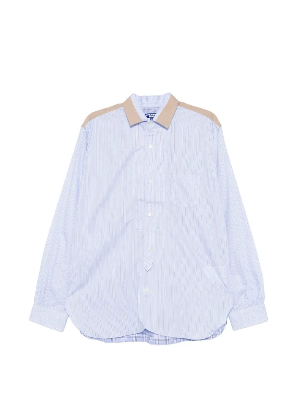 Junya Watanabe MAN striped shirt - Blu