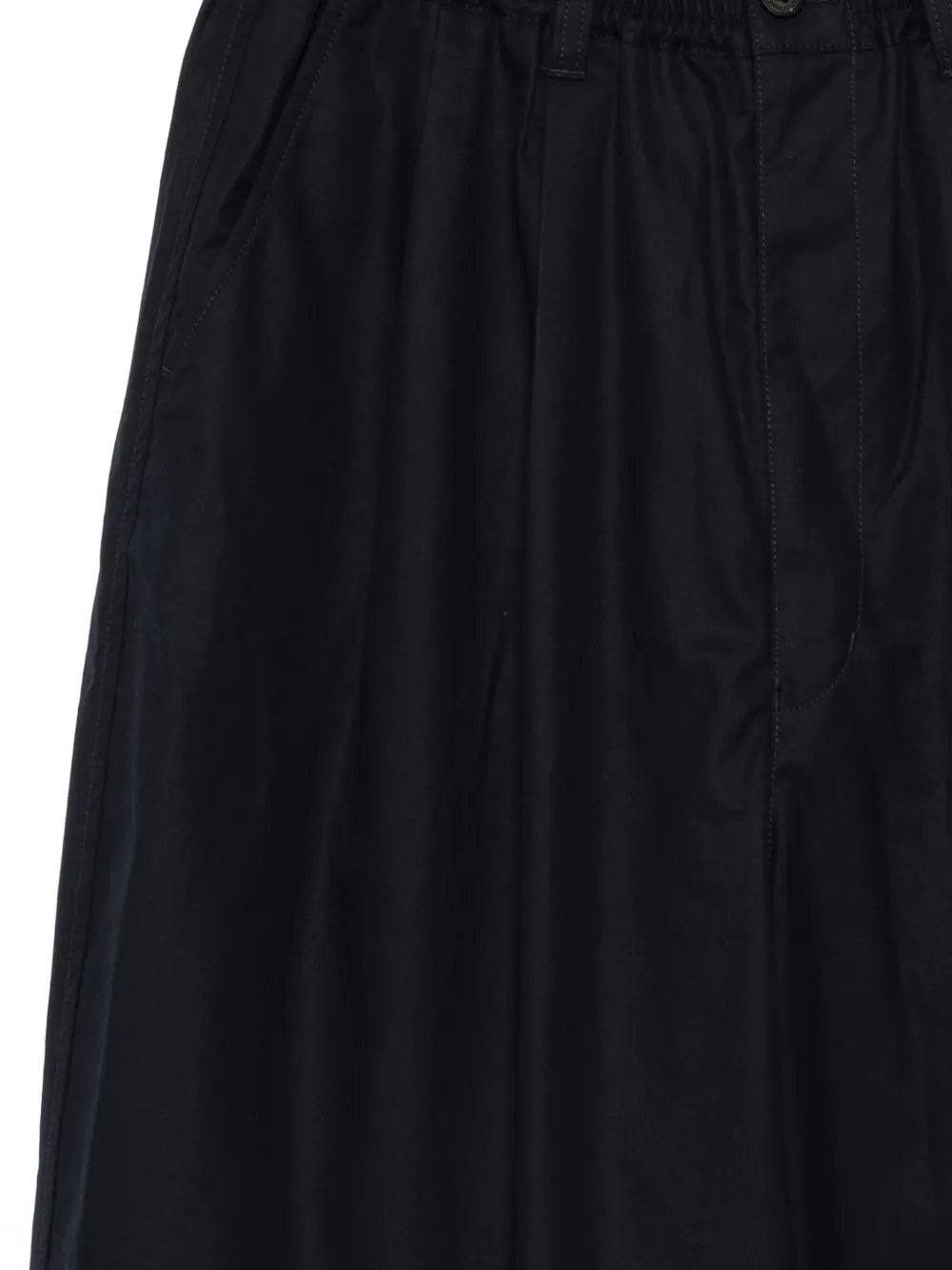 Comme des Garçons Homme Broek met geplooid detail Blauw