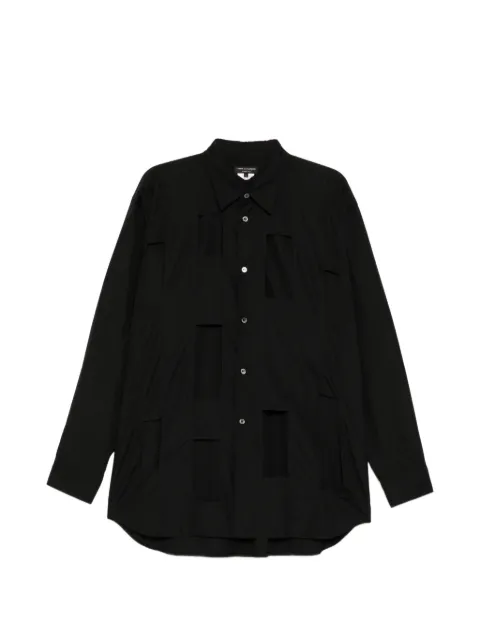 Comme des Garçons Homme Plus cutwork long-sleeve shirt