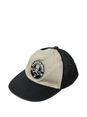AMIRI Bones Stacked Trucker Hat | Black | FARFETCH