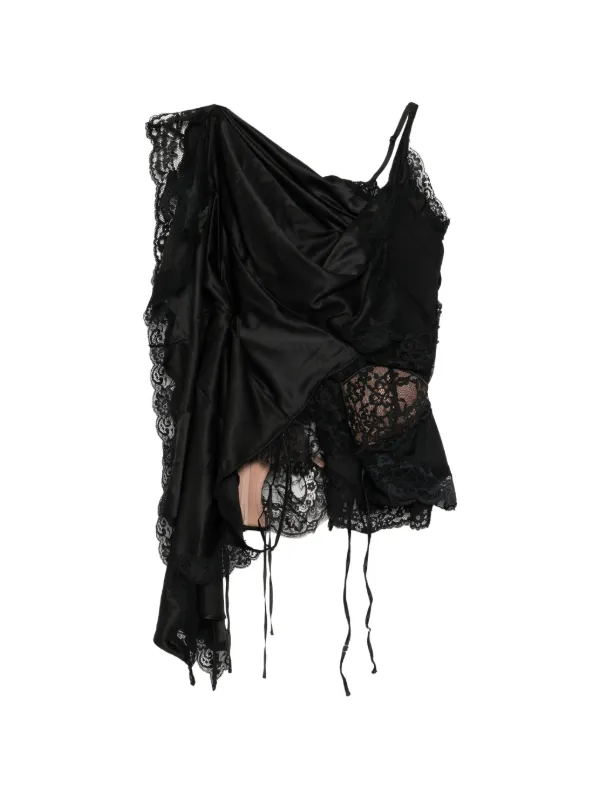 Junya Watanabe Deconstructed Sculptural Blouse in Black