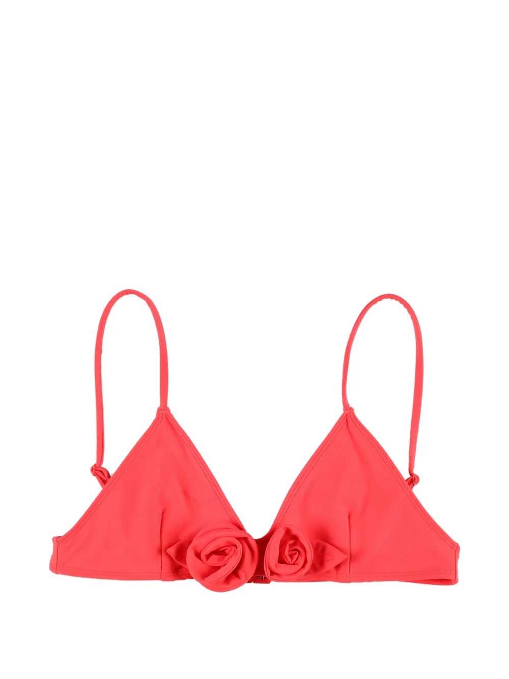 Coperni Flower bikini top - Rot