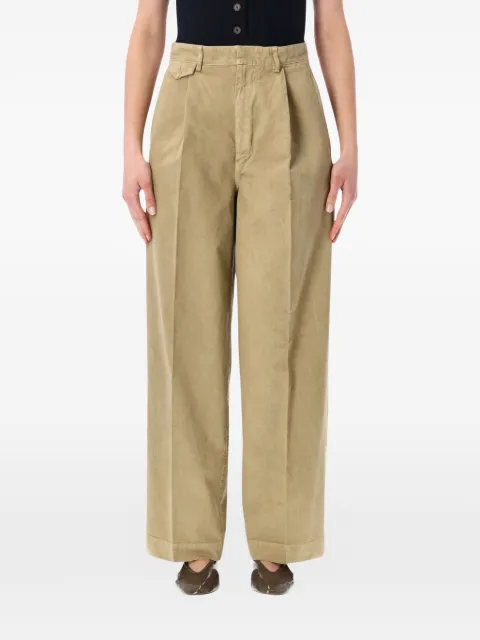 Auralee belt-loops trousers