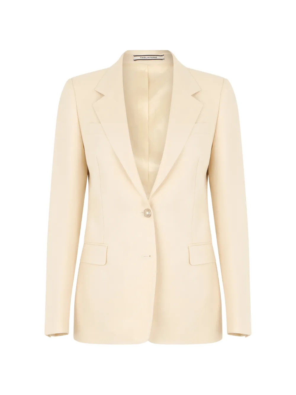 Tagliatore Pak met enkele rij knopen Beige