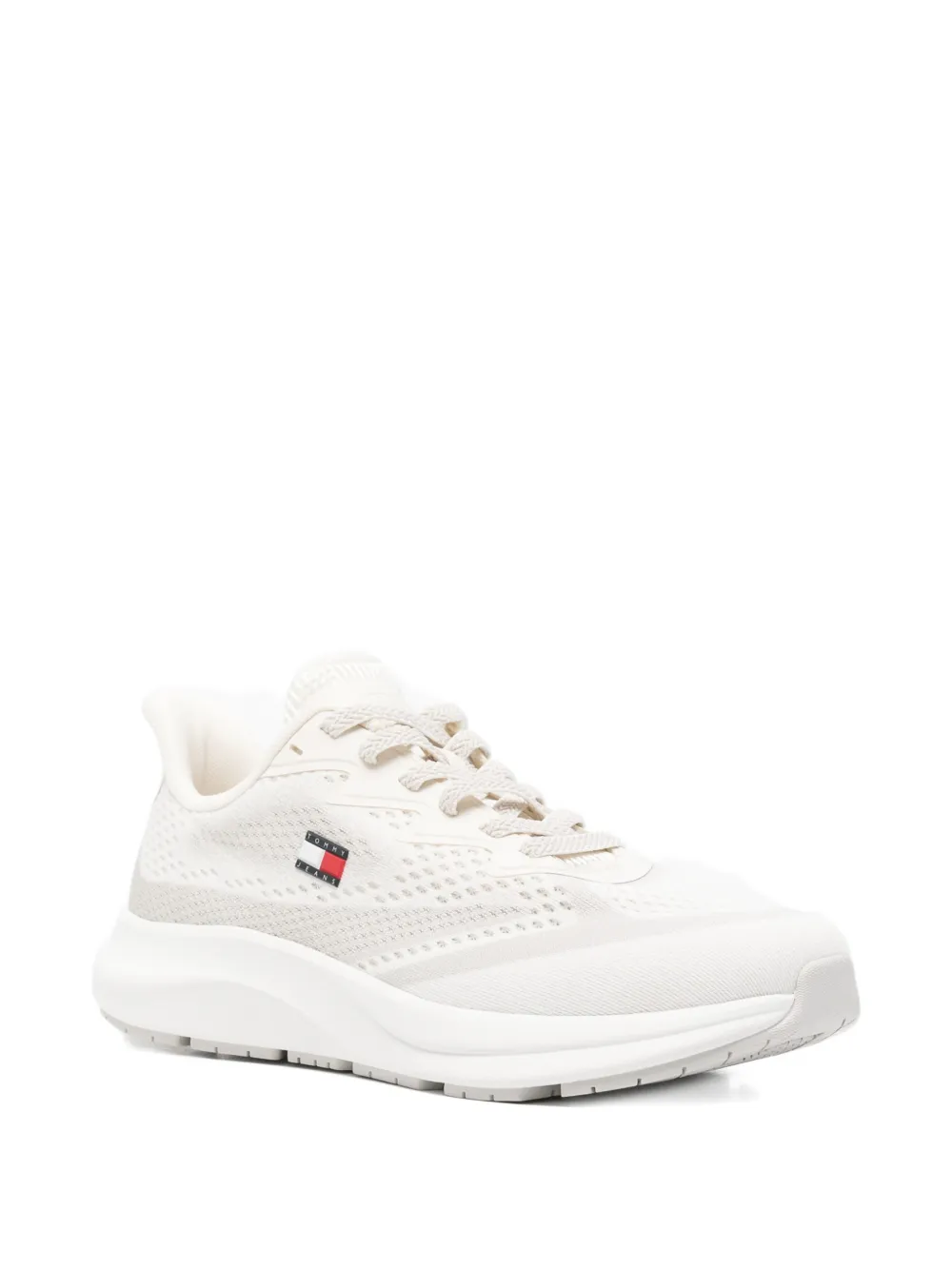 Tommy Hilfiger Sneakers met logopatch Beige