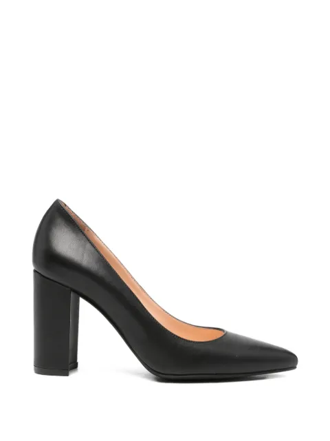 SERGIO MORETTI FIRENZE pointed-toe block-heel pumps