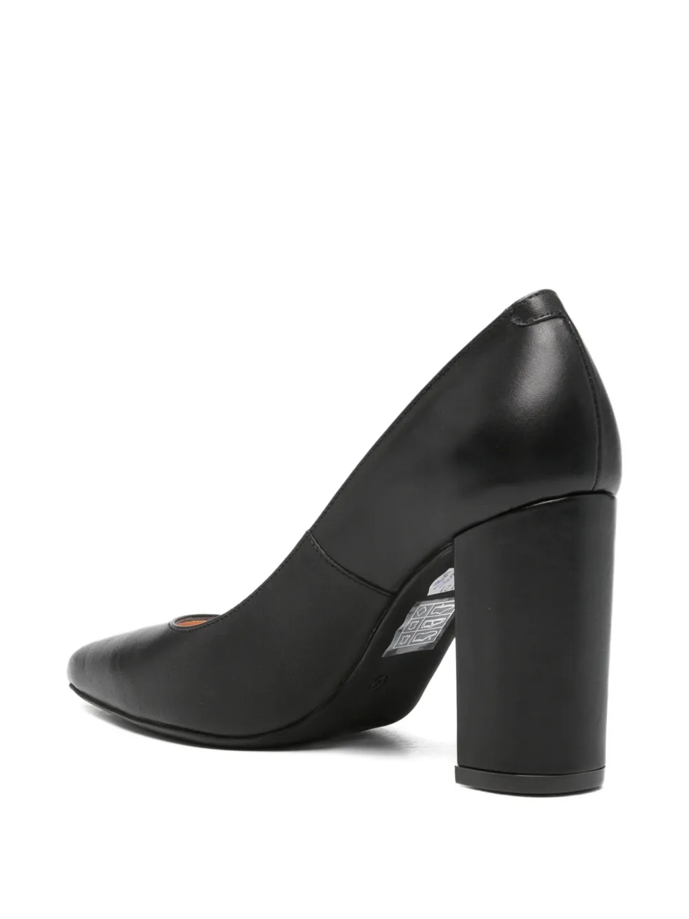 SERGIO MORETTI FIRENZE pointed-toe block-heel pumps Zwart