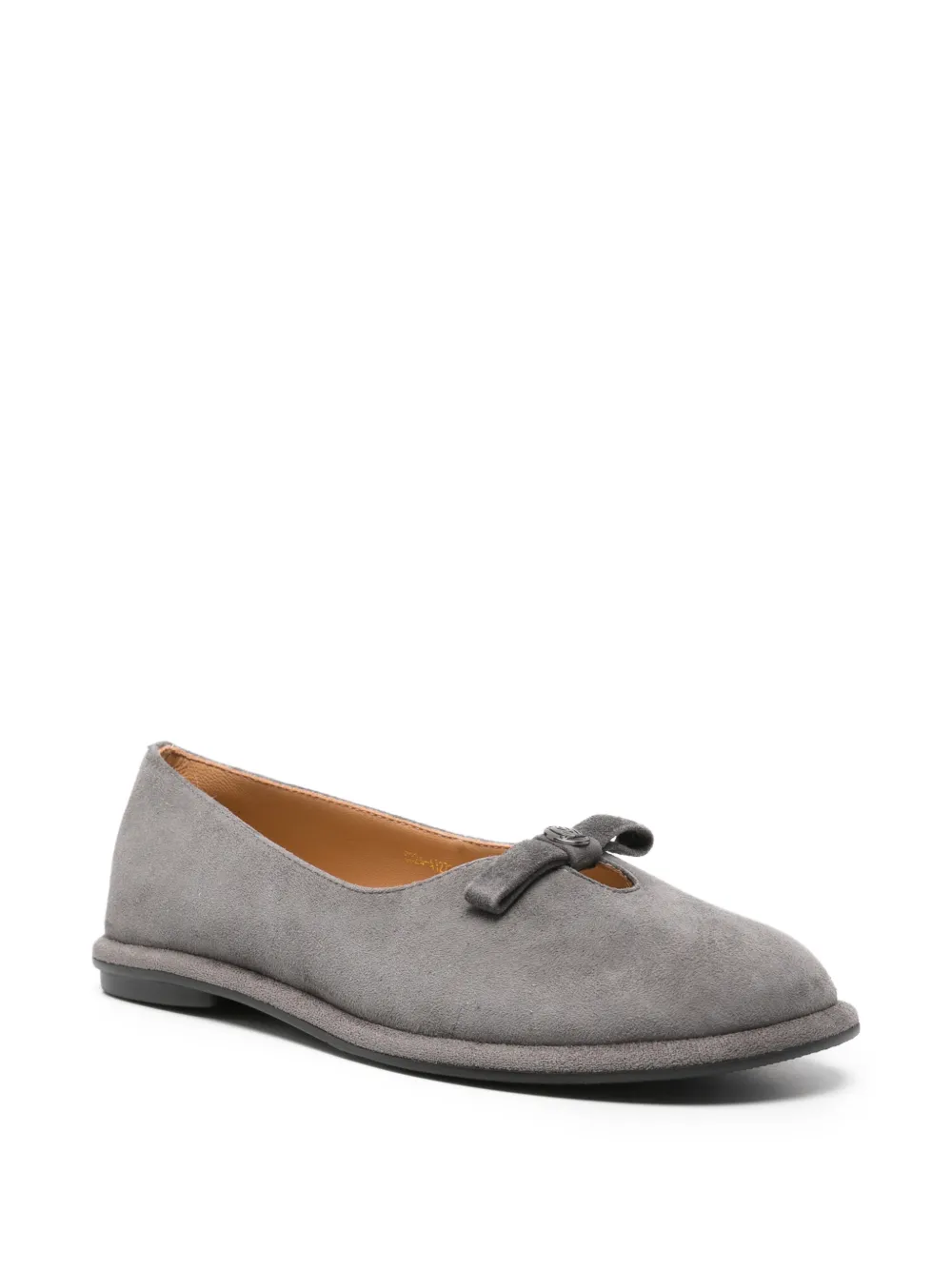 SERGIO MORETTI FIRENZE Ballerina's met strikdetail Grijs