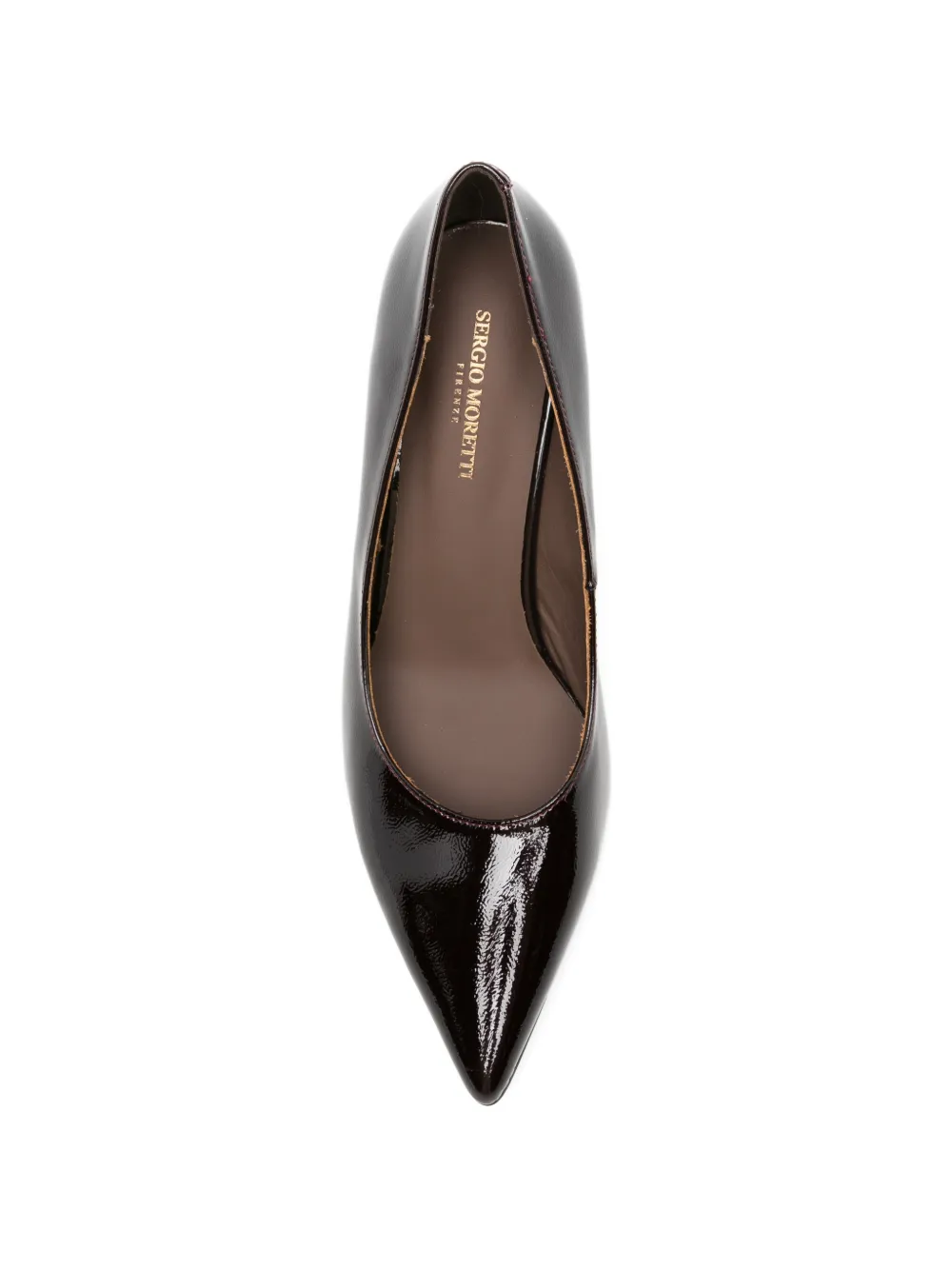 SERGIO MORETTI FIRENZE Pumps met puntige neus Bruin