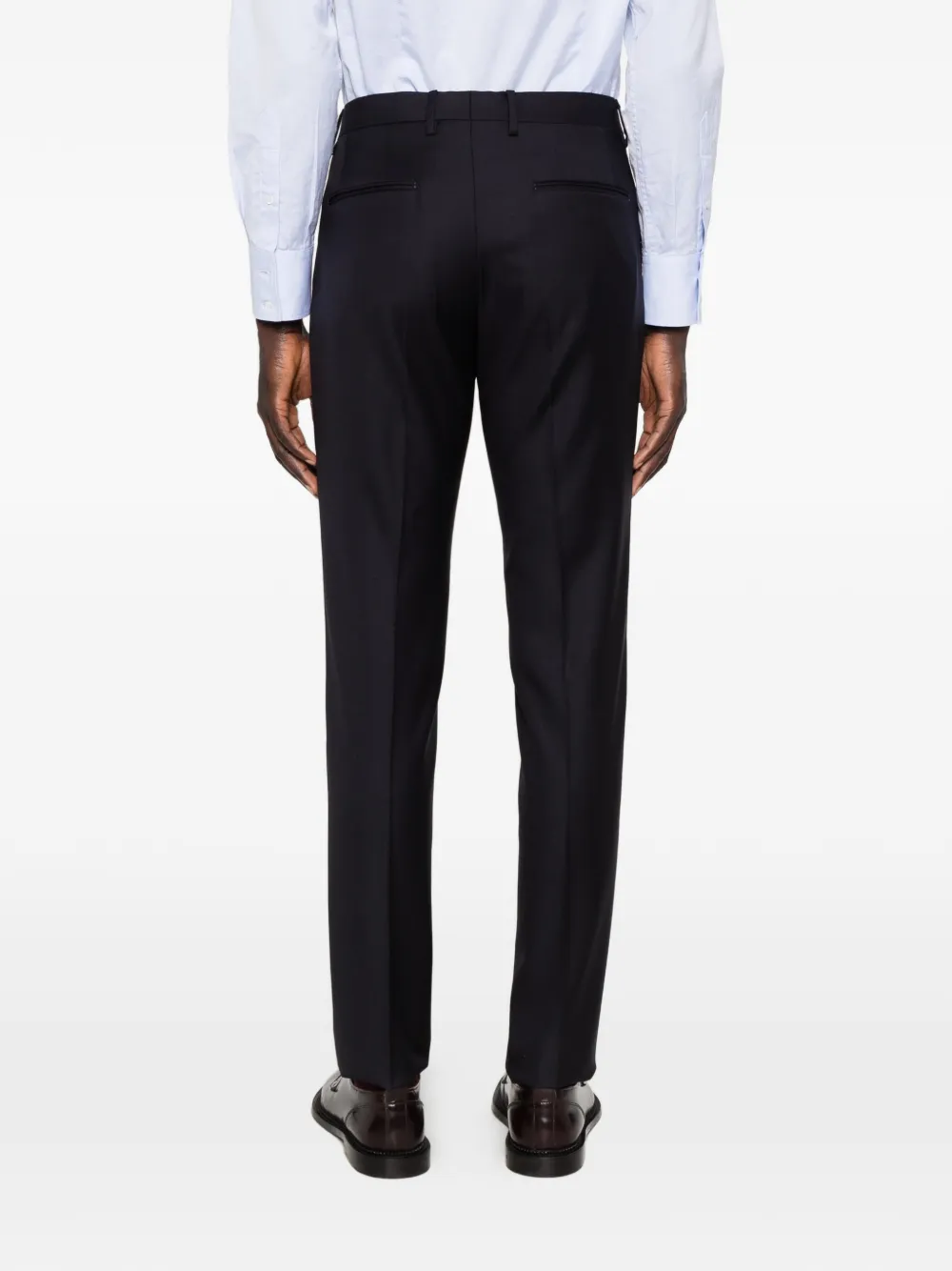 Tagliatore Broek met riemlussen Blauw