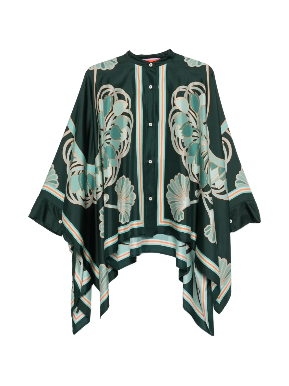 La DoubleJ floral-print shirt - Green