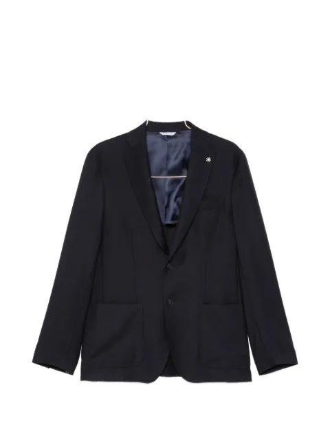 Manuel Ritz notched-lapels single-breasted blazer