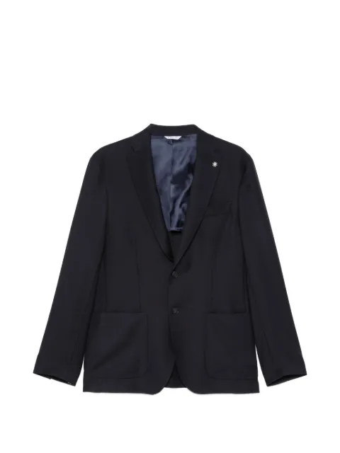 Manuel Ritz notched-lapels single-breasted blazer