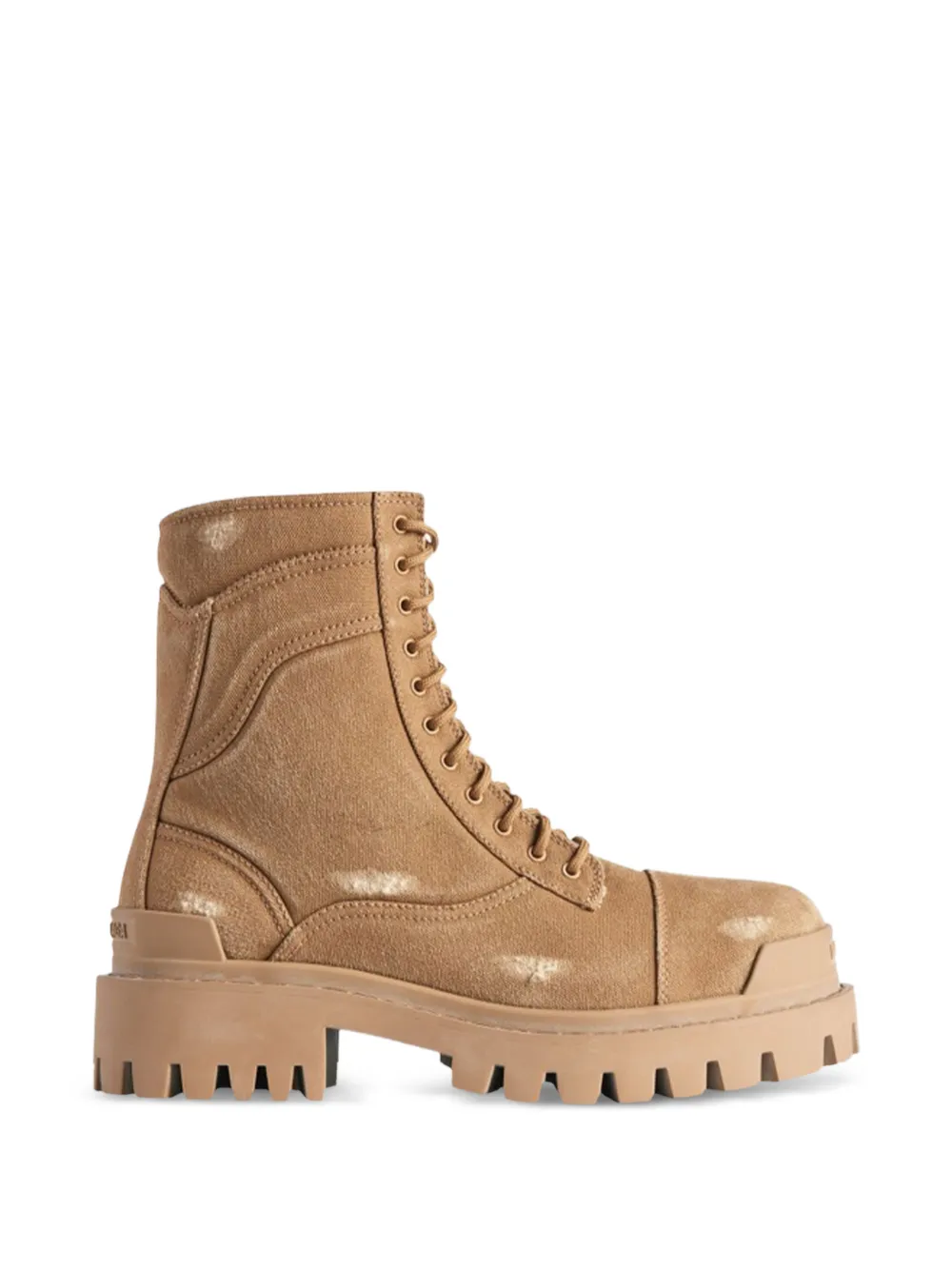 Balenciaga Strike L20 combat boots Beige