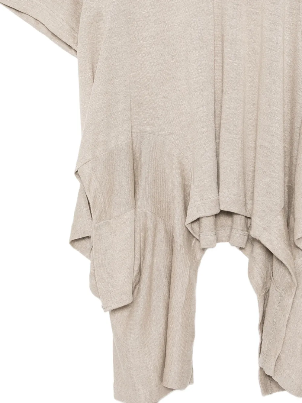Comme Des Garçons T-shirt met ruches Beige