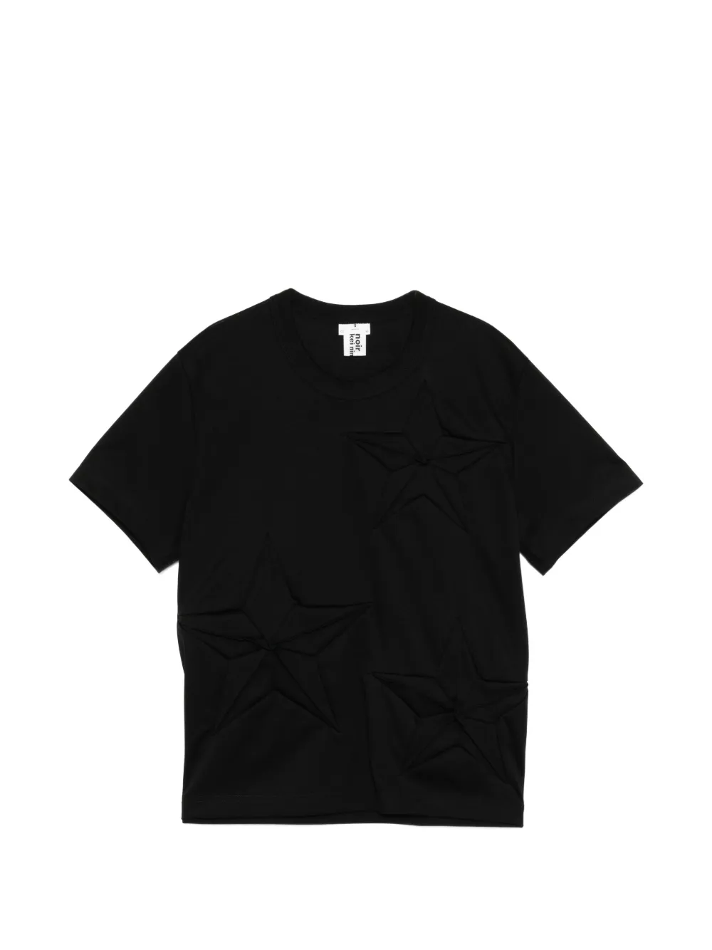 Noir Kei Ninomiya star-patch T-shirt - Nero