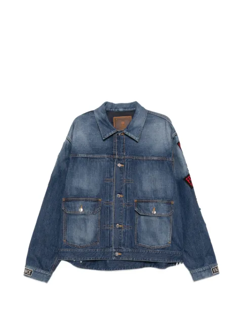 Mastermind Japan patch-detail denim jacket