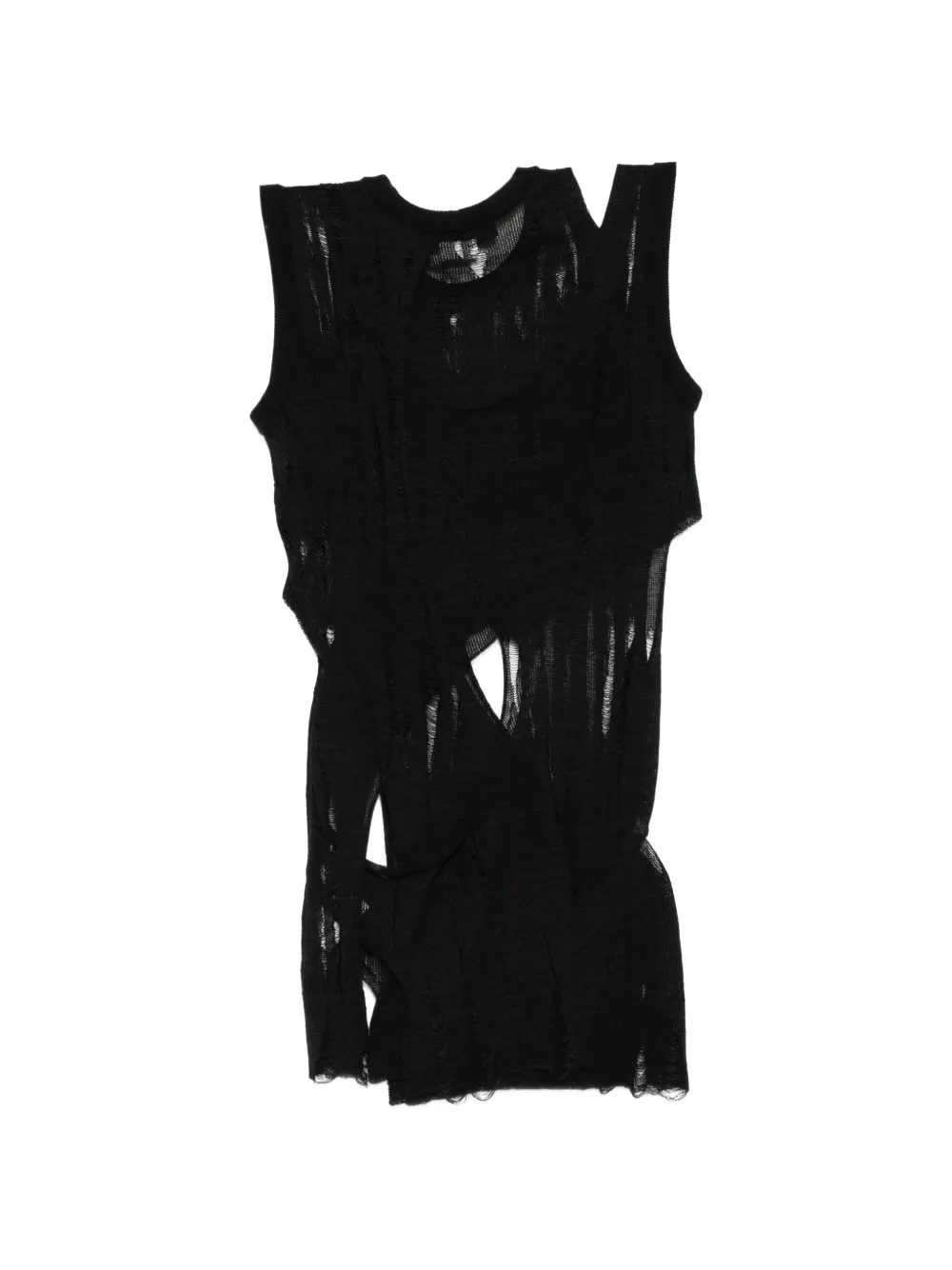 Junya Watanabe Distressed Top In Black