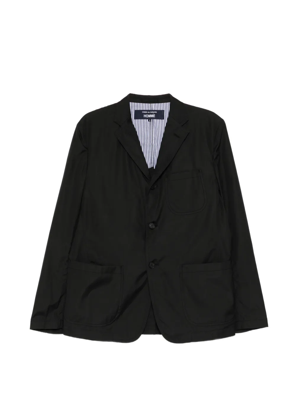 Comme des Garçons Homme cotton blazer - Schwarz