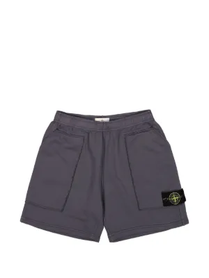 Stone Island ロゴパッチ ショートパンツ | ピンク | FARFETCH JP