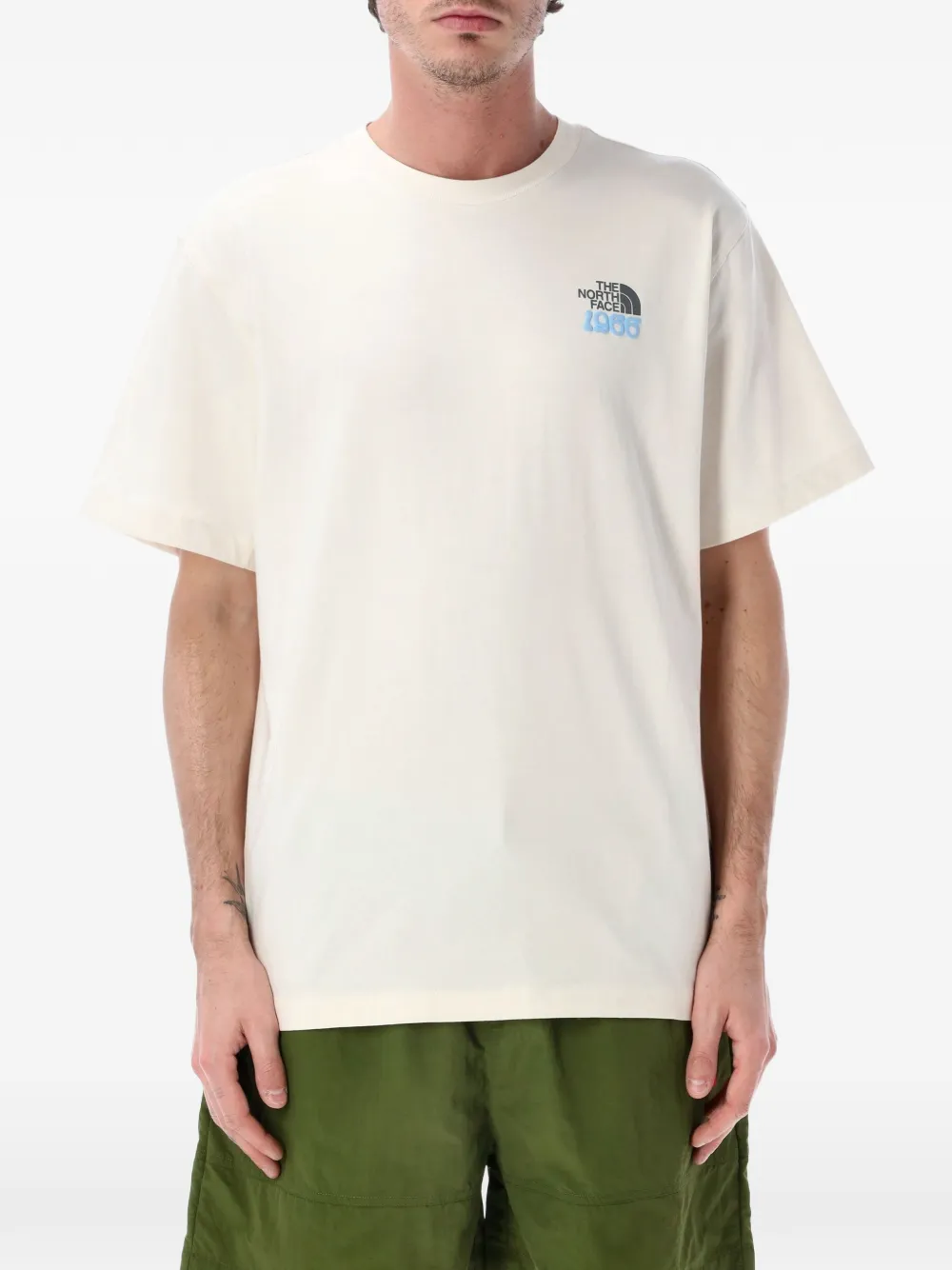 The North Face 1966 Flora relaxed graphic-print T-shirt - Nude