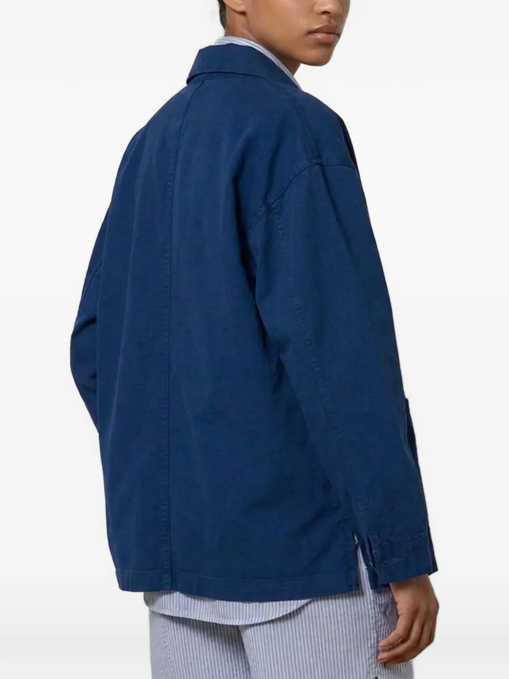 La Piscine Jack met opgestikte zak Blauw