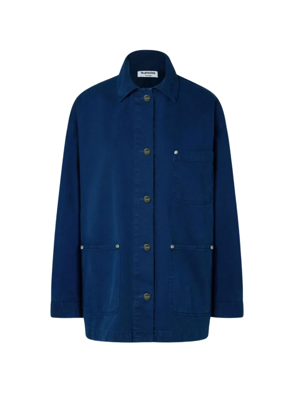 La Piscine patch-pocket jacket - Blu