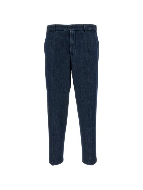 Briglia 1949 Portofino pleated elasticated-waist jeans