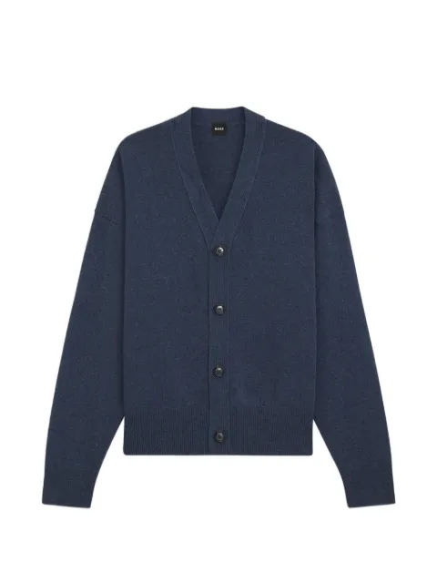 BOSS Ucone V-neck button-up cardigan