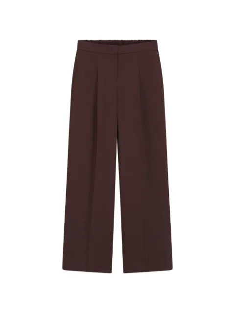 BOSS pleated wide-leg trousers