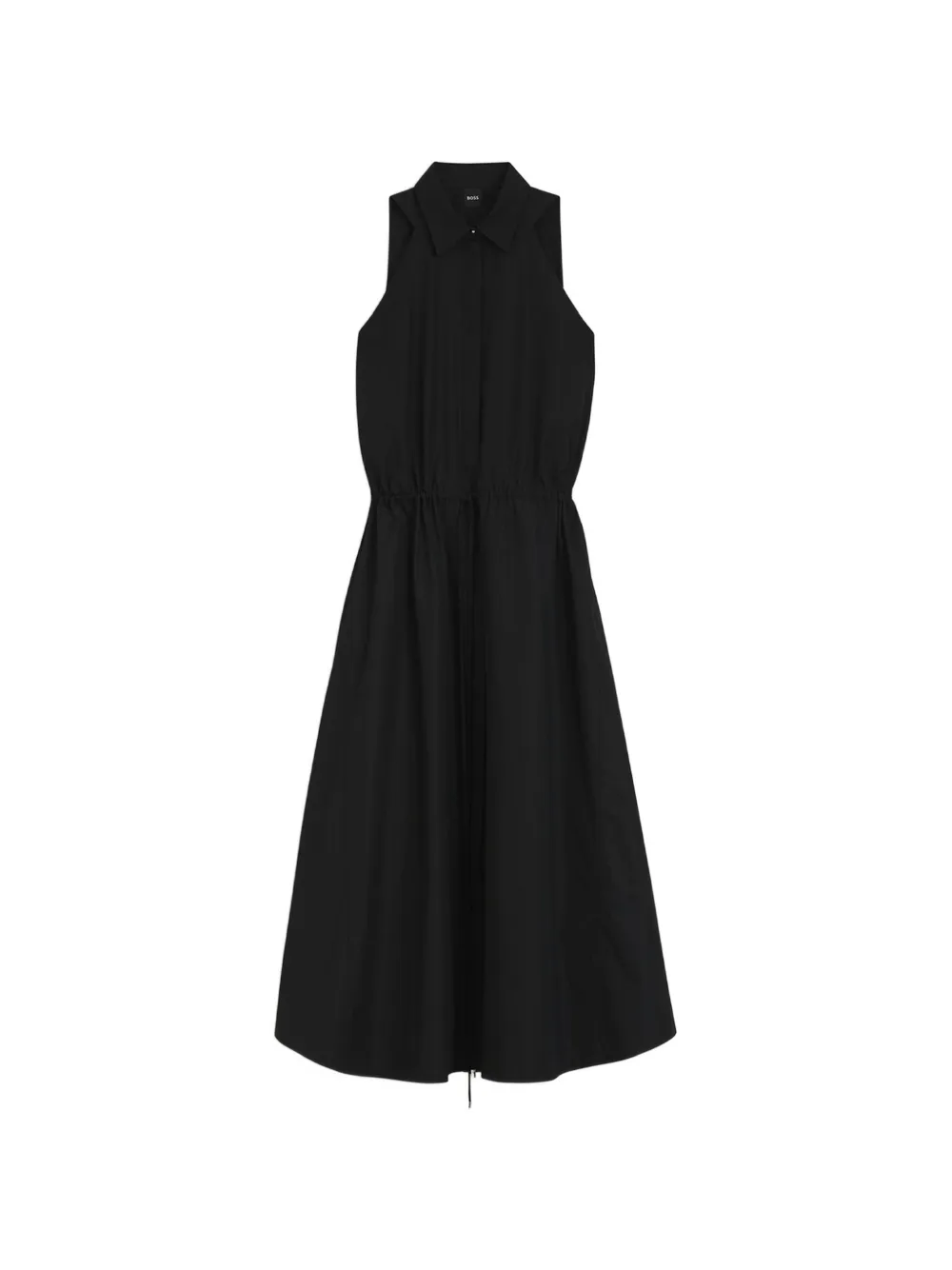 BOSS halterneck drawstring-waist dress - Nero