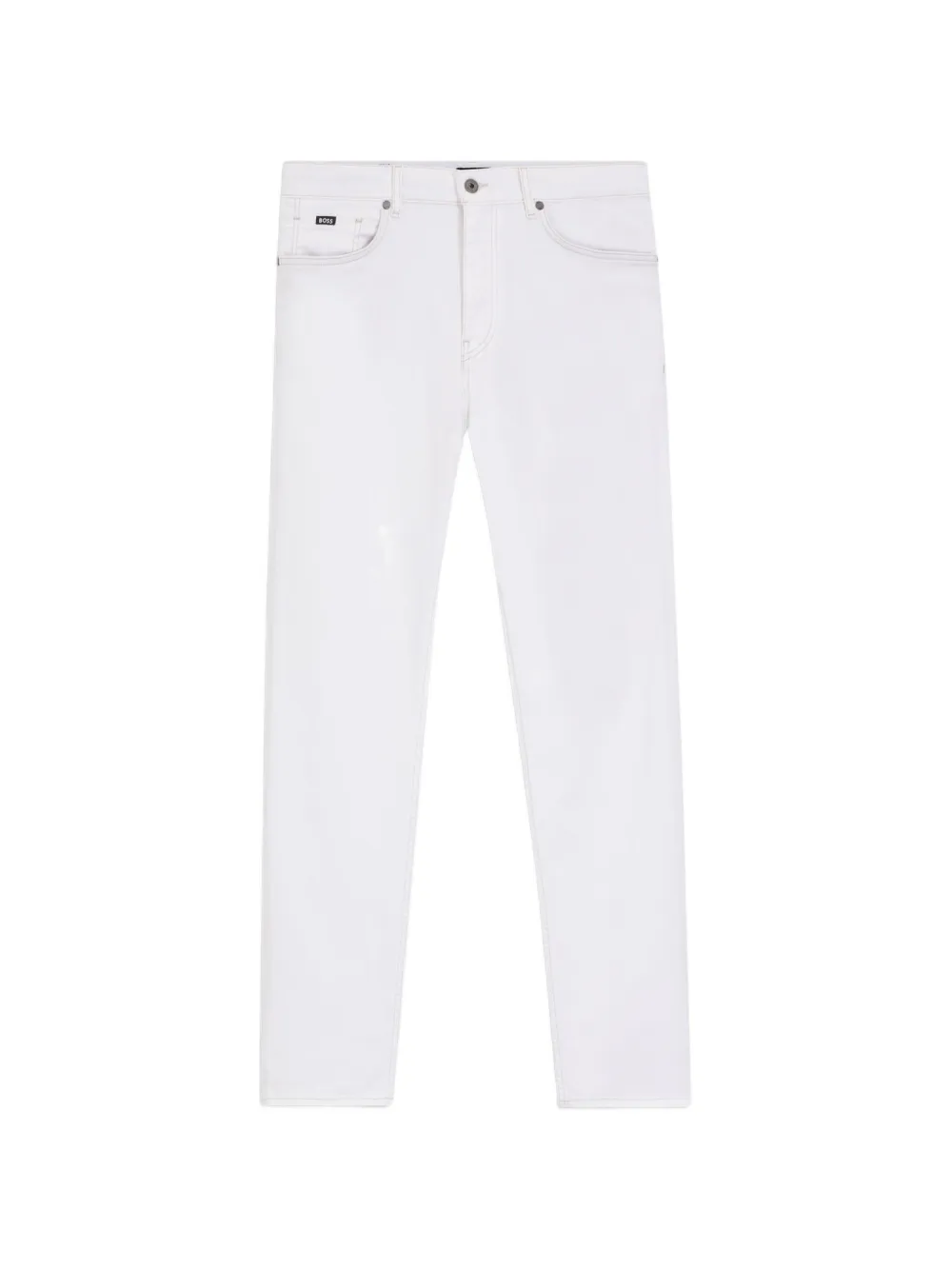 BOSS Jeans met logopatch Wit