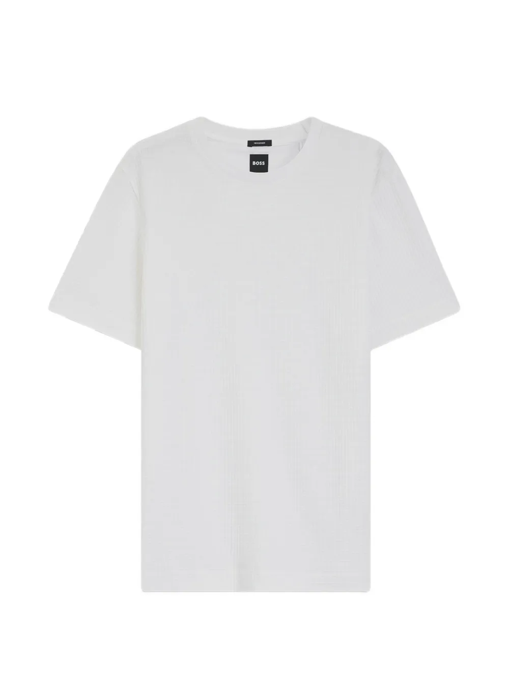 BOSS waffle-knit t-shirt - Bianco