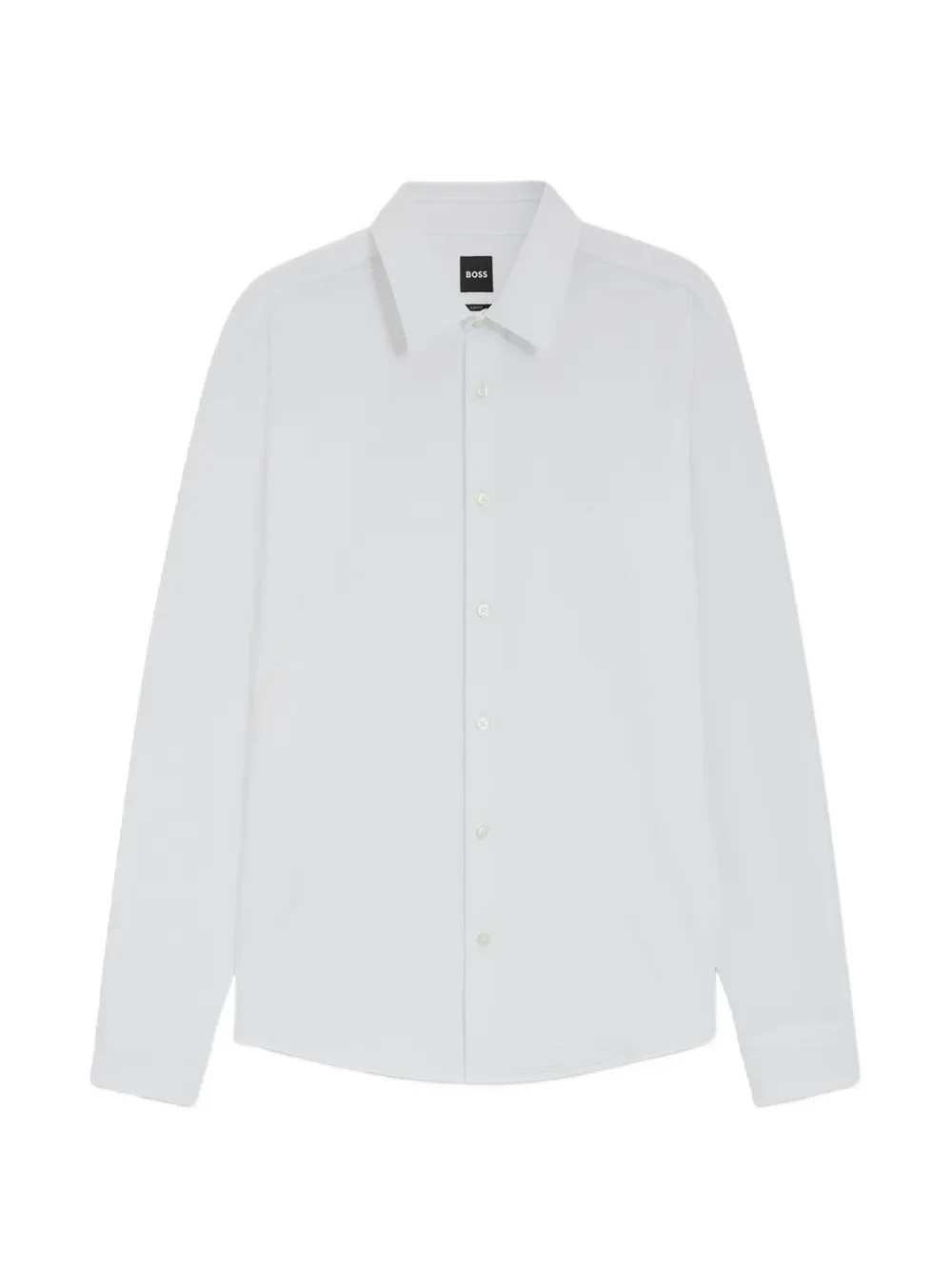 BOSS long-sleeve button-down shirt - Bianco
