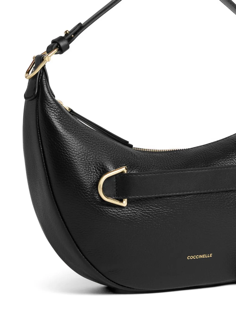 Coccinelle Paki Crescent medium schoudertas Zwart