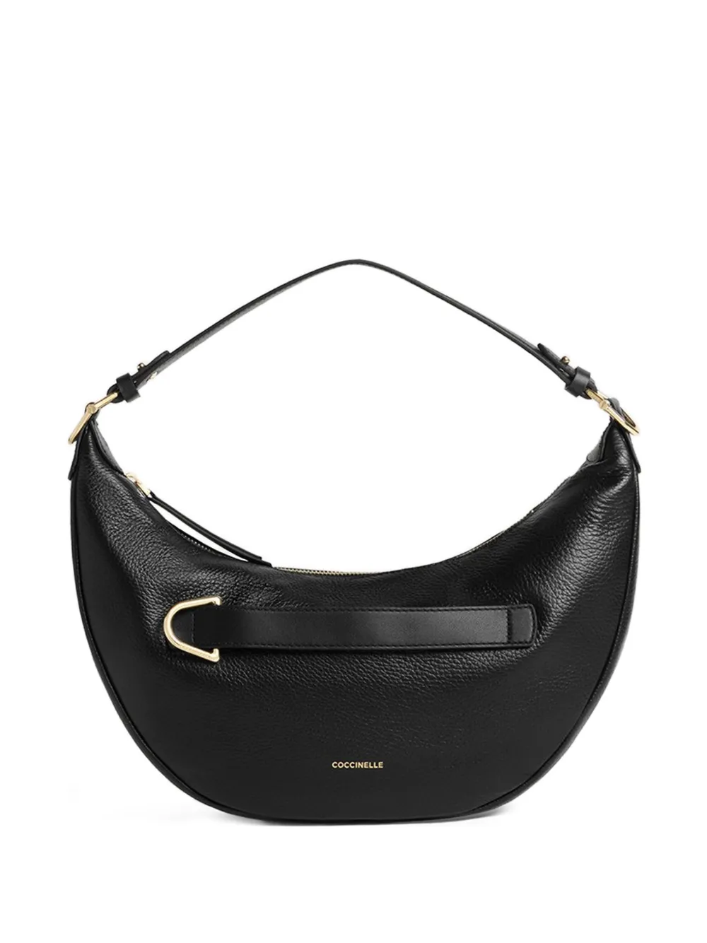 Coccinelle medium Paki crescent shoulder bag - Nero