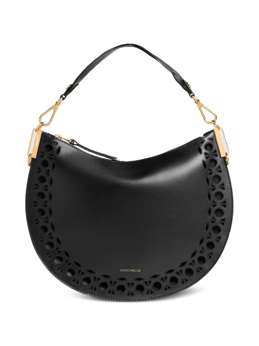 Coccinelle medium Sunup leather shoulder bag - Nero