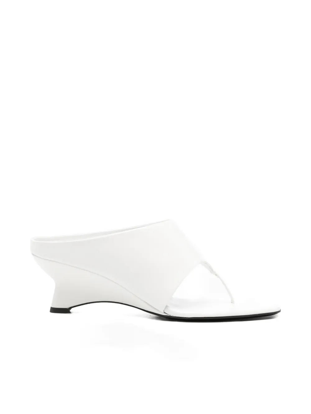KHAITE thong wedge sandals - Bianco