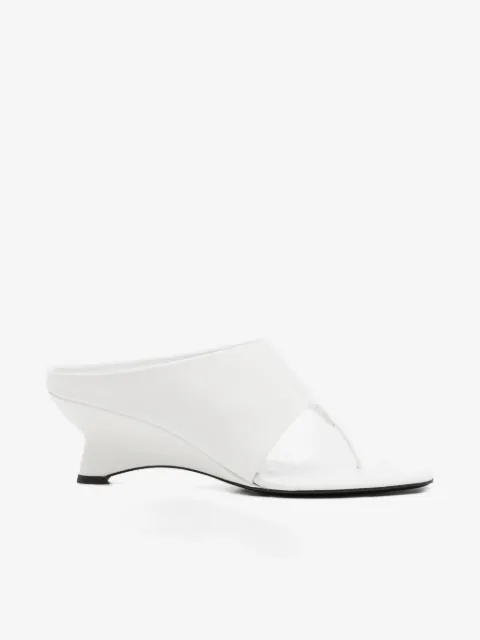 KHAITE thong wedge sandals