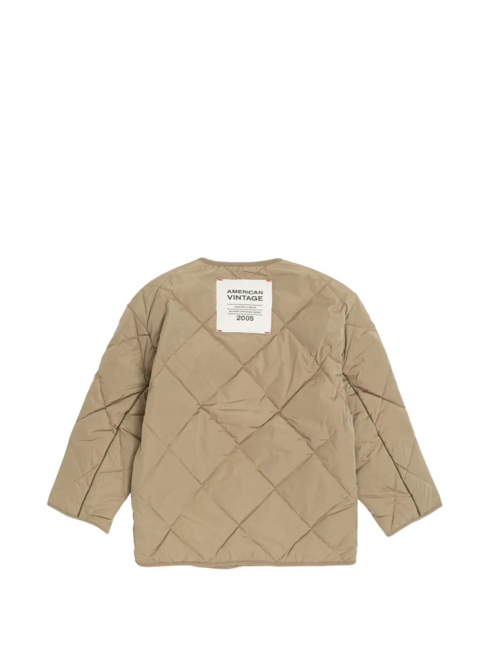 American Vintage Kids Jack met logopatch Beige